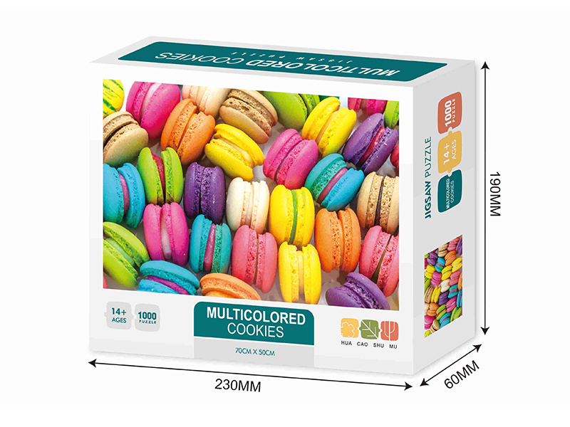 Multicolored Cookies Jigsaw Puzzle 1000pcs