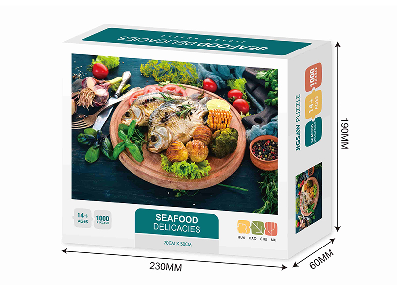 Seafood Delicacies Jigsaw Puzzle 1000pcs