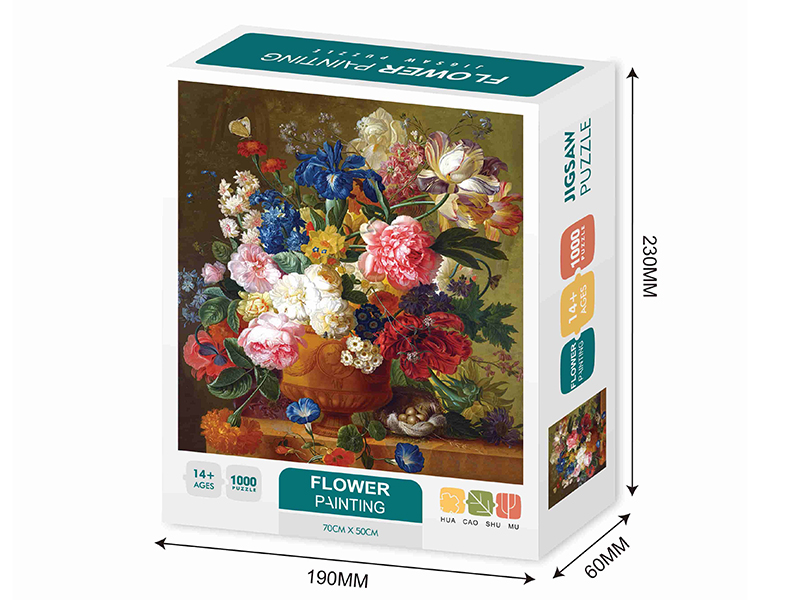 Flower Painting Jigsaw Puzzle 1000pcs