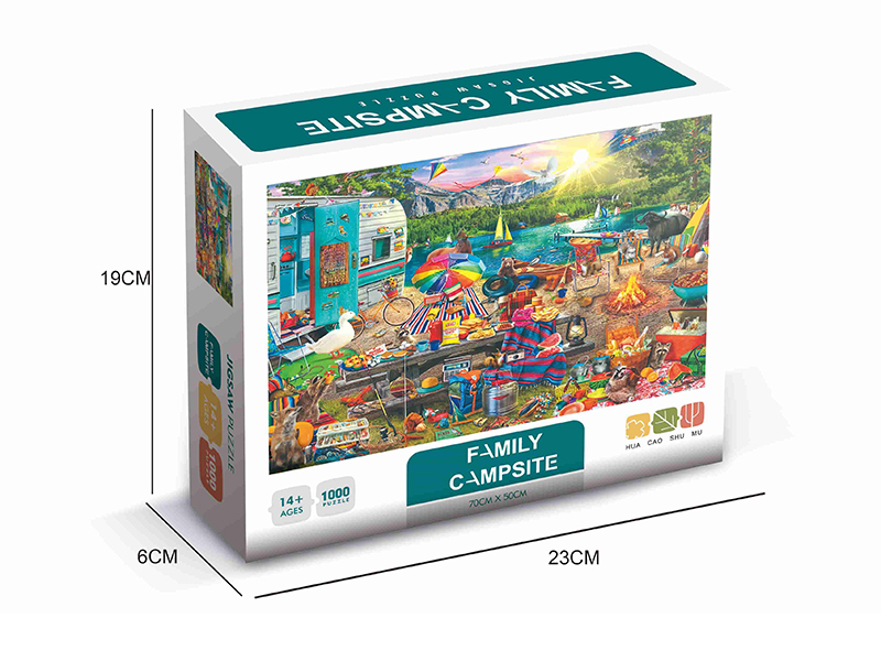 Family Campsite Jigsaw Puzzle 1000pcs