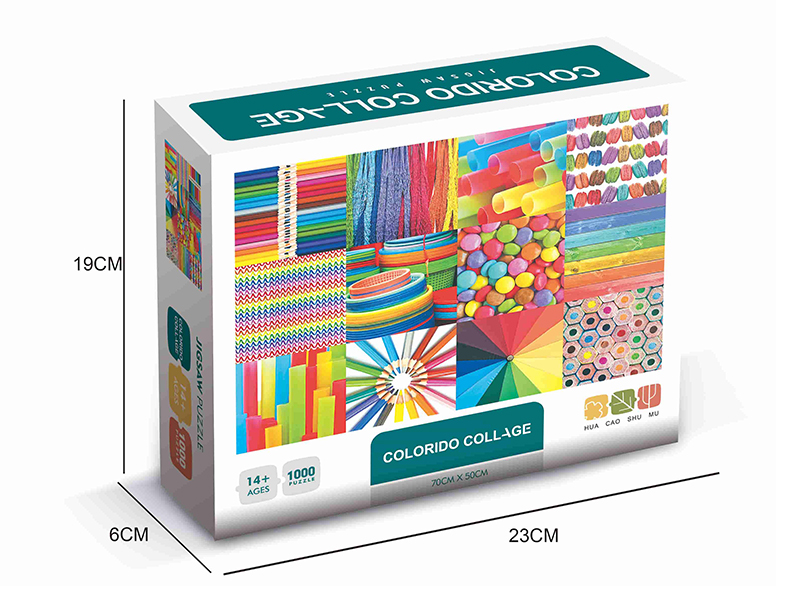 Color Collage Jigsaw Puzzle 1000pcs