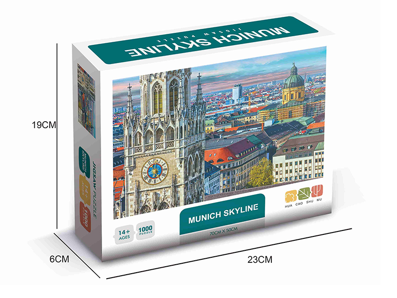 Munich Skyline Jigsaw Puzzle 1000pcs