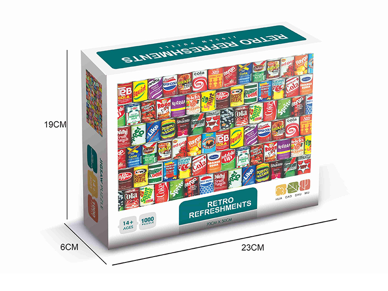 Retro Refreshments Jigsaw Puzzle 1000pcs