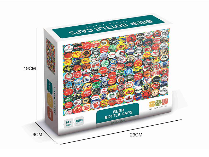 Beer Bottle Caps Jigsaw Puzzle 1000pcs