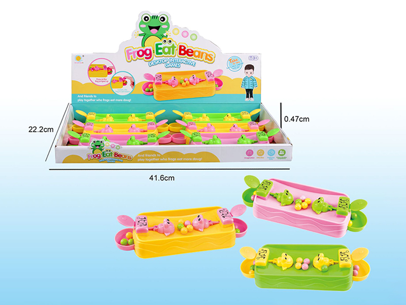6PCS Frogs Eat Beans
