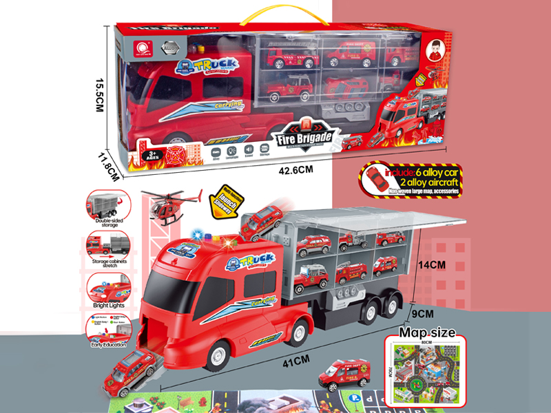 Friction Fire Fighting Storage Vehicle With Light And Music