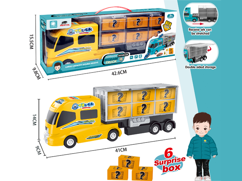 Friction Yellow Engineering Storage Truck