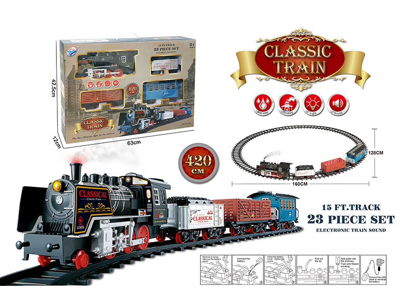 B/O Steam Train Track