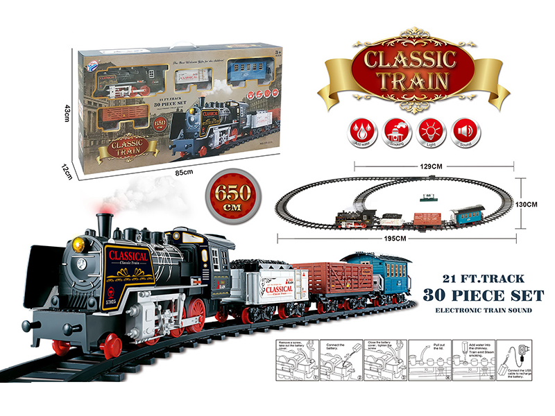 B/O Steam Train Track