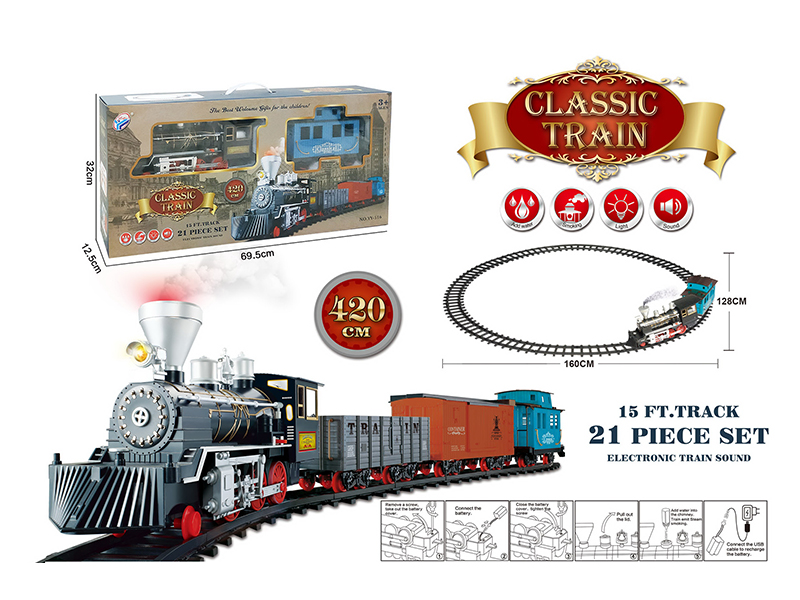 B/O Steam Train Track