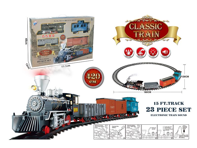 B/O Steam Train Track
