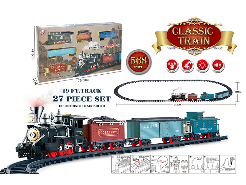 B/O Steam Train Track