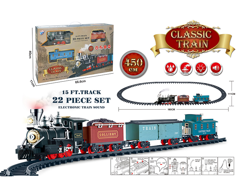 B/O Steam Train Track