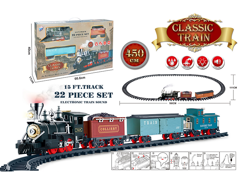 B/O Steam Train Track