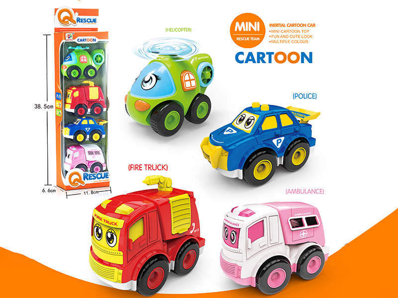 Friction Mini Cartoon Car