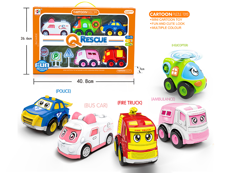 Friction Cartoon Car