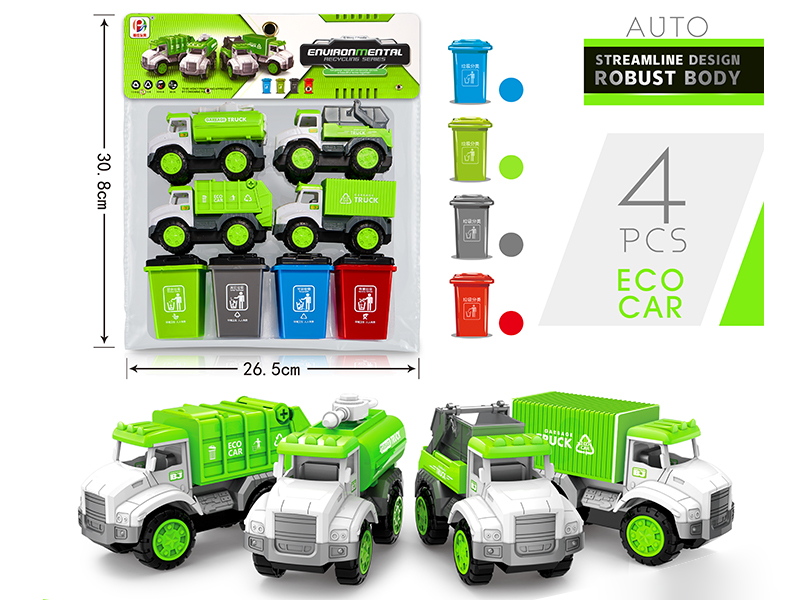 Friction Sanitation Truck Set