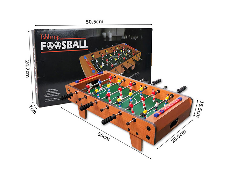 Wooden Table Football Game With Six Poles And Feet