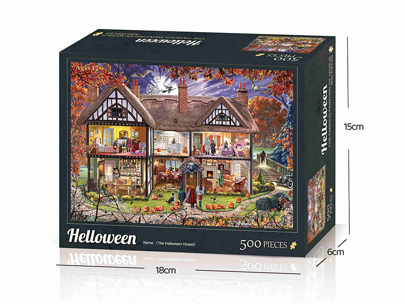 The Halloween Hostel Jigsaw Puzzle 500pcs