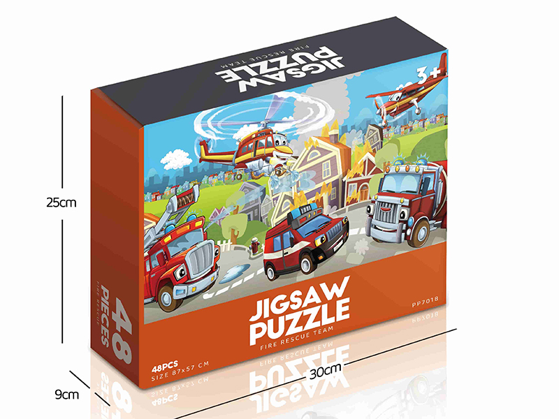 Fire Rescue Team Jigsaw Puzzle 48pcs