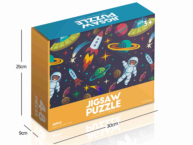 Colourful Space Jigsaw Puzzle 48pcs