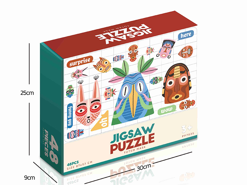 Totem Mask Jigsaw Puzzle 48pcs