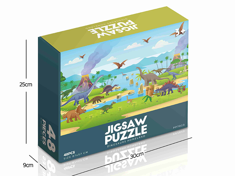 Dinosaur Homeland Jigsaw Puzzle 48pcs