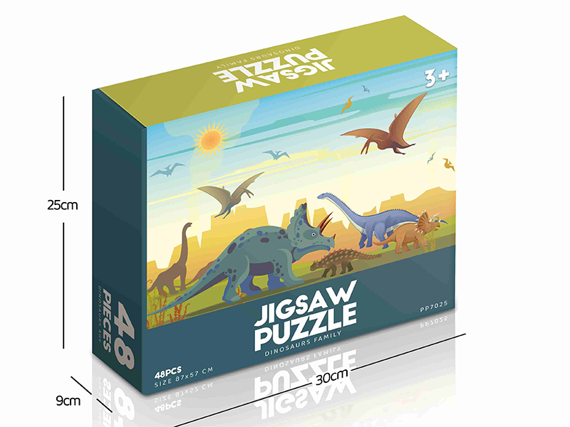 Dinosaur Family Jigsaw Puzzle 48pcs