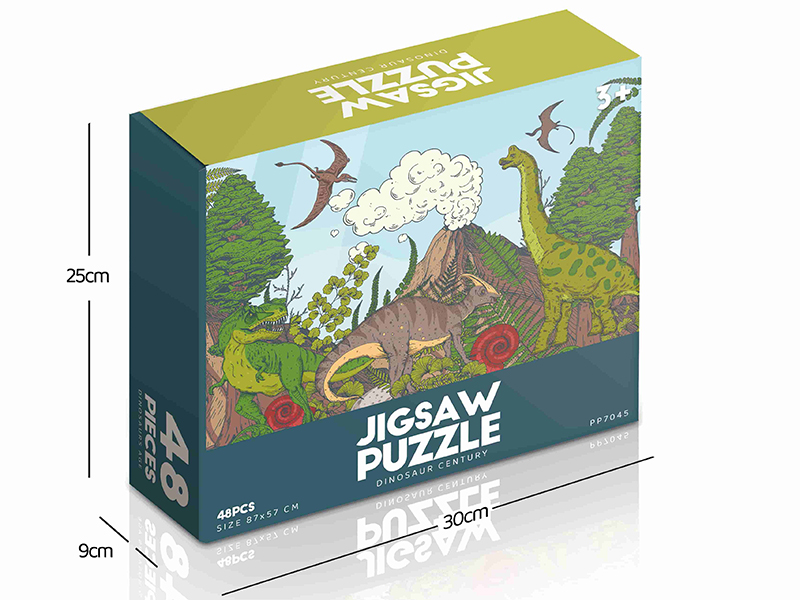 Dinosaur Century Jigsaw Puzzle 48pcs