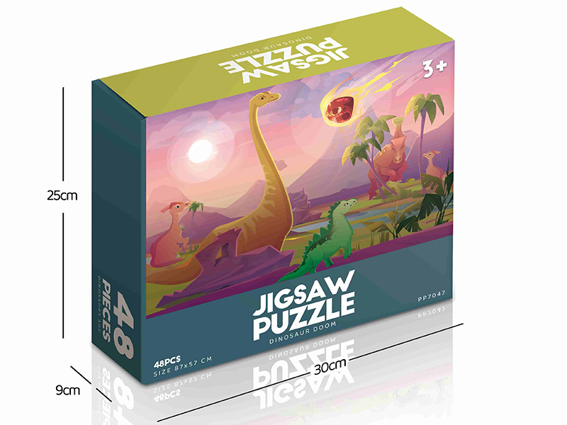 Dinosaur Doom Jigsaw Puzzle 48pcs
