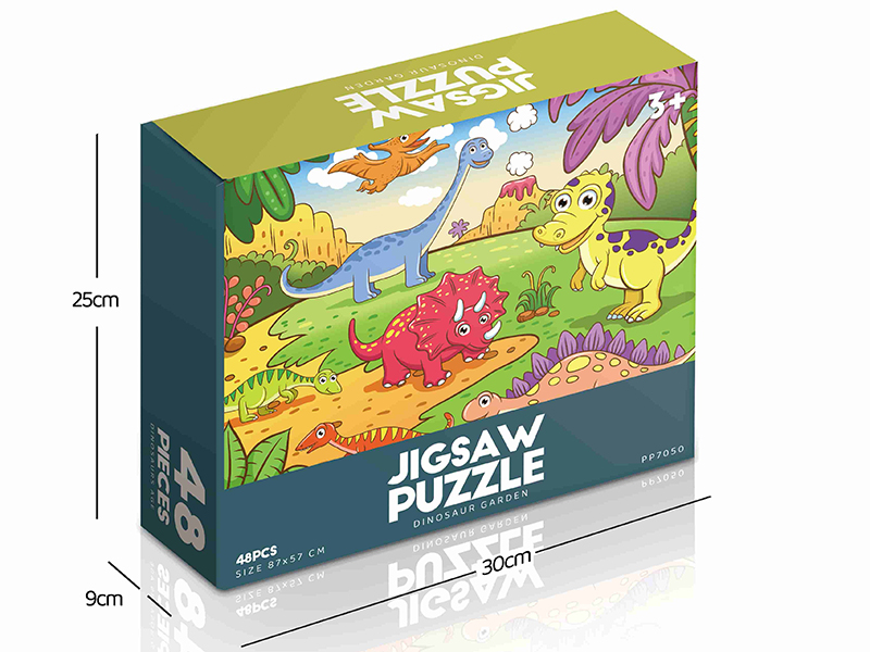 Dinosaur Garden Jigsaw Puzzle 48pcs