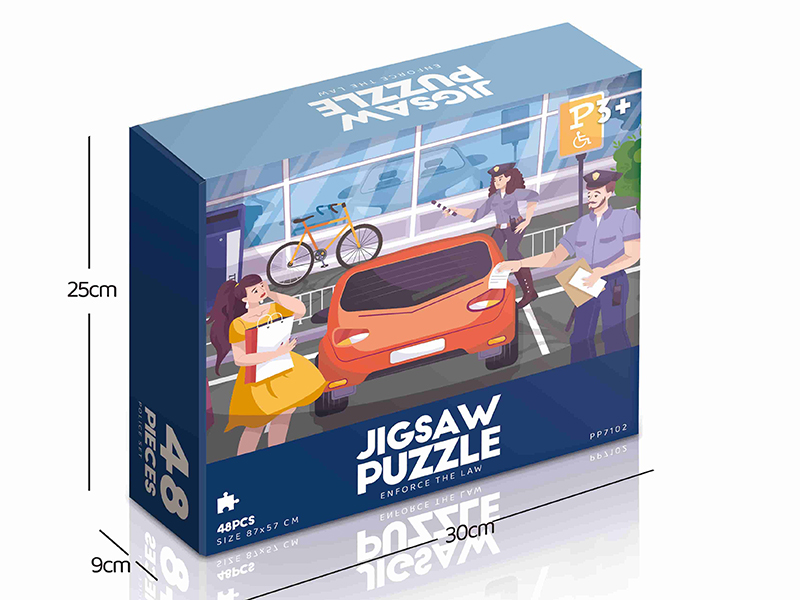 48pcs Jigsaw Puzzle - Enforce The Law