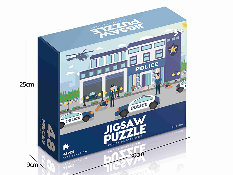 48pcs Jigsaw Puzzle - Police Department