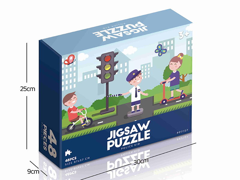48pcs Jigsaw Puzzle - Police Kid