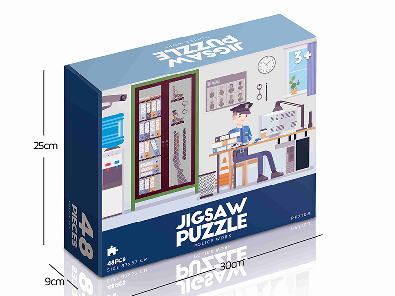 48pcs Jigsaw Puzzle - Police Work