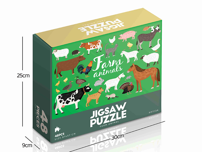 Farm Animal Jigsaw Puzzle 48pcs