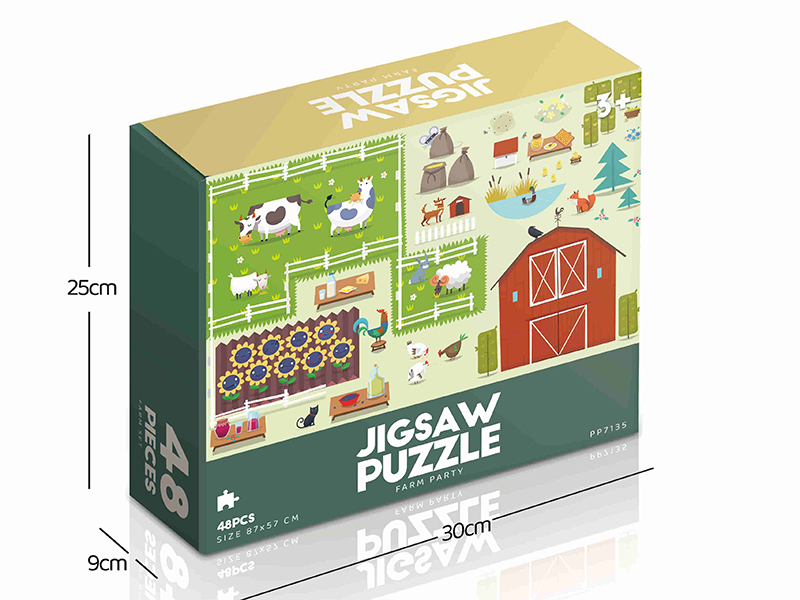 Farm Party Jigsaw Puzzle 48pcs