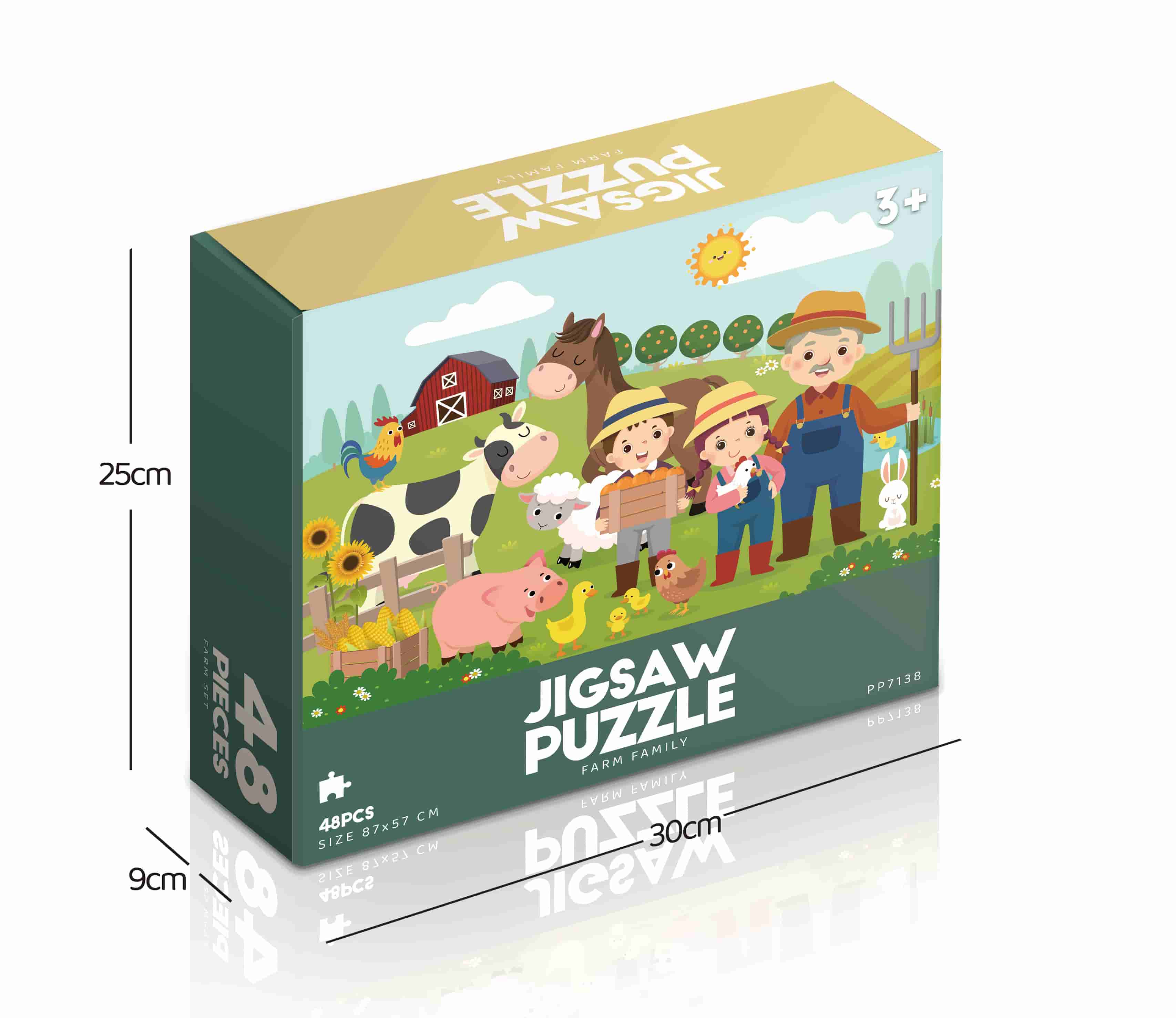 Farm Family Jigsaw Puzzle 48pcs
