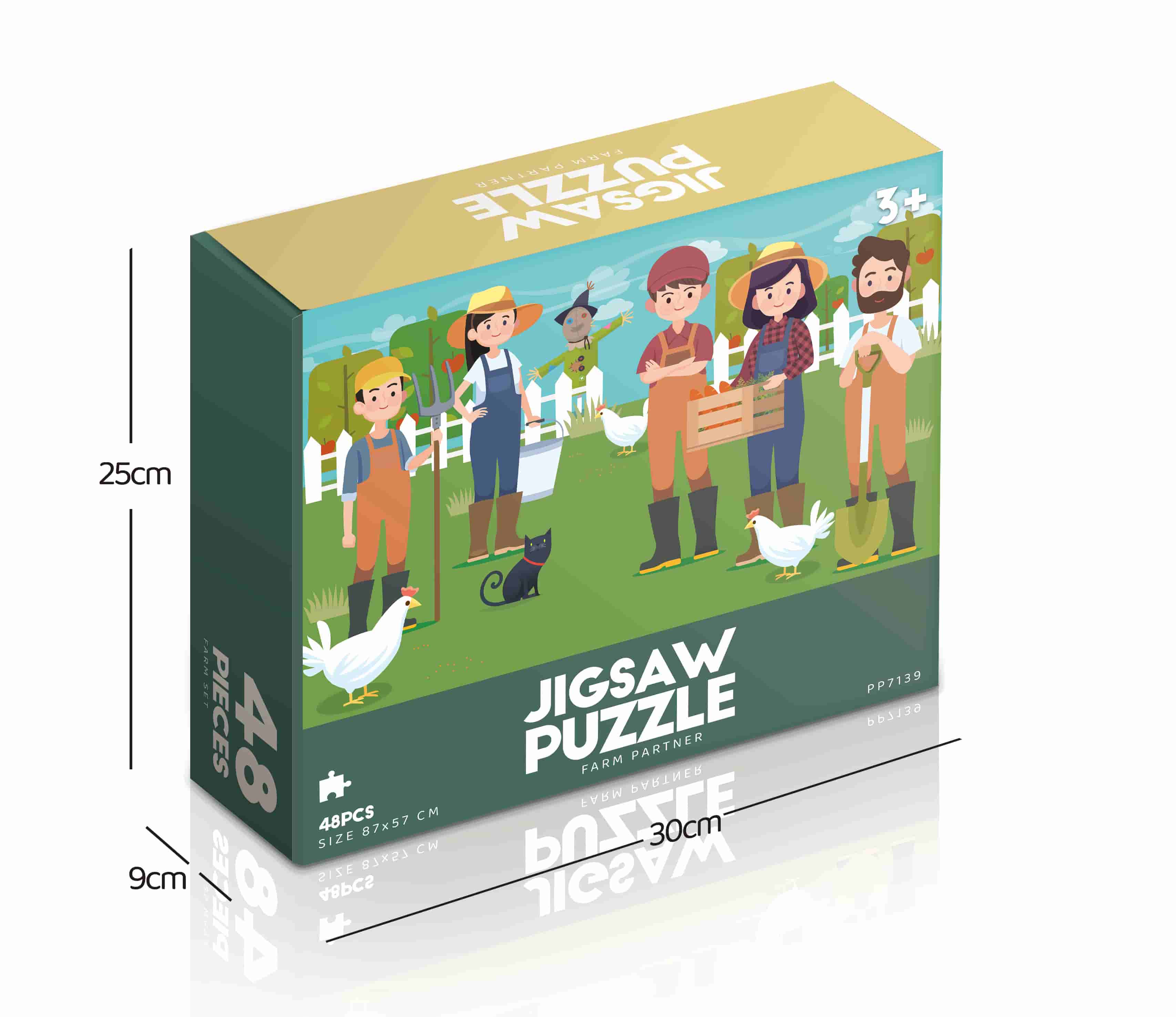 Farm Partner Jigsaw Puzzle 48pcs