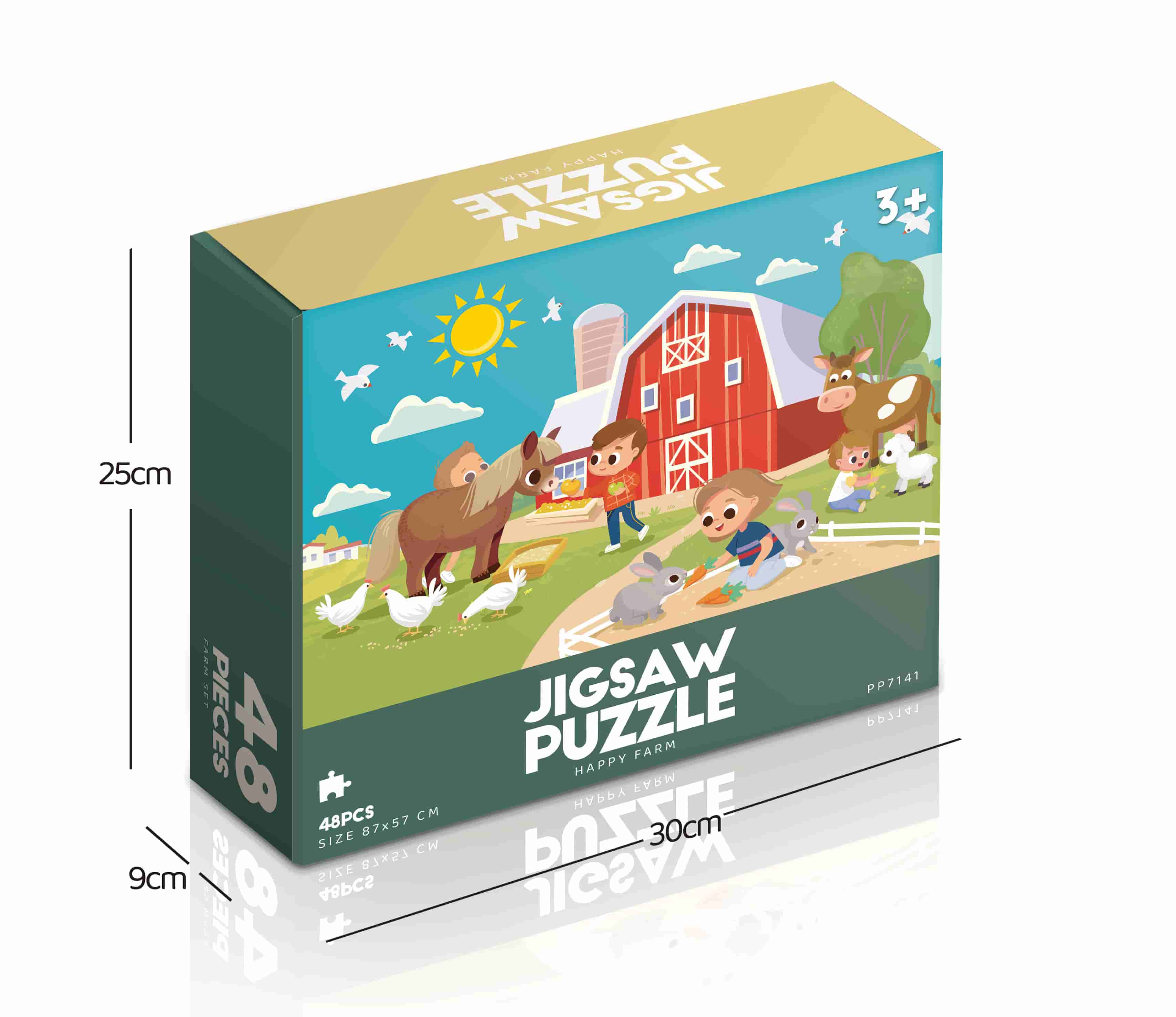 Happy Farm Jigsaw Puzzle 48pcs