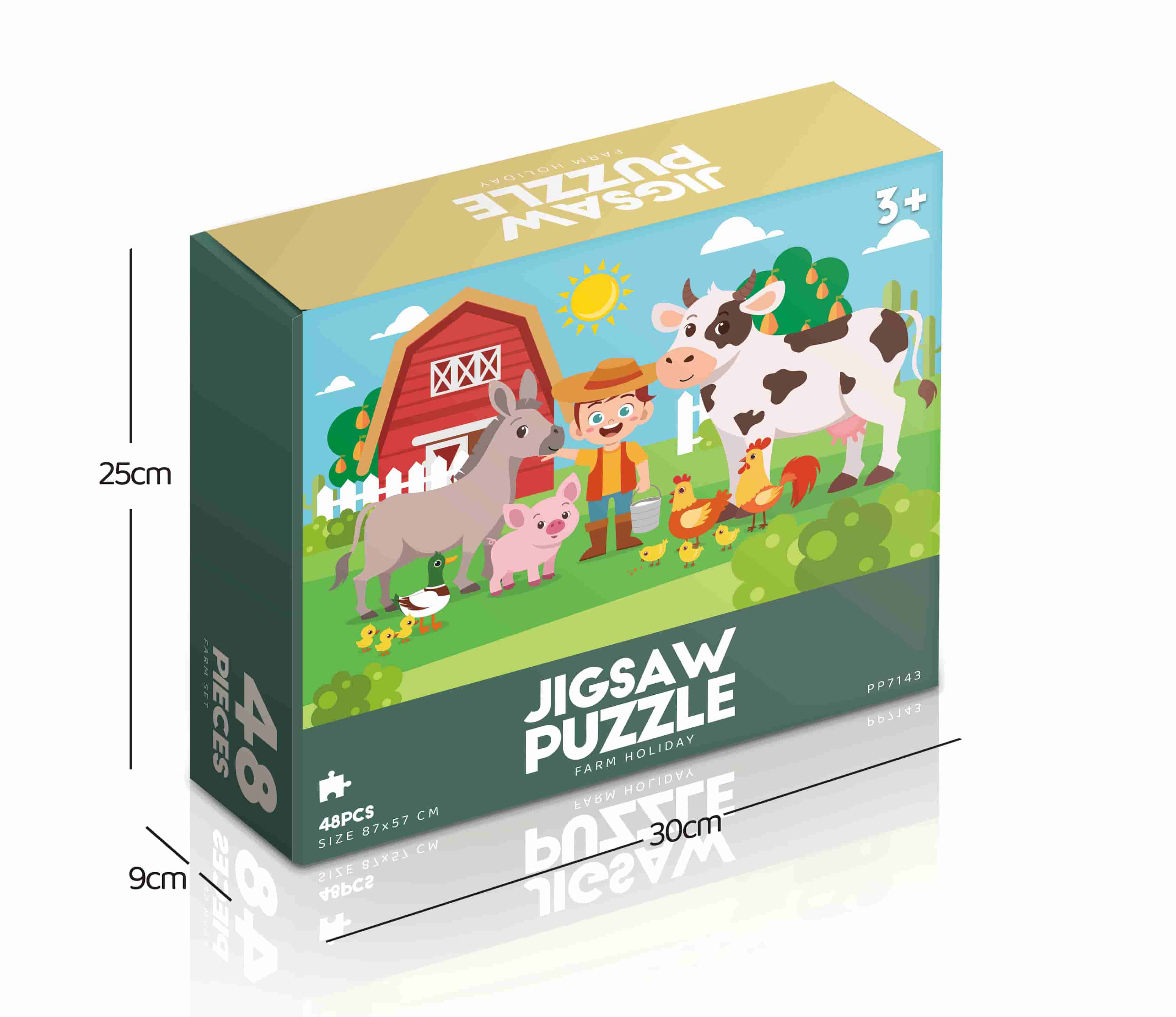 Farm Holiday Jigsaw Puzzle 48pcs