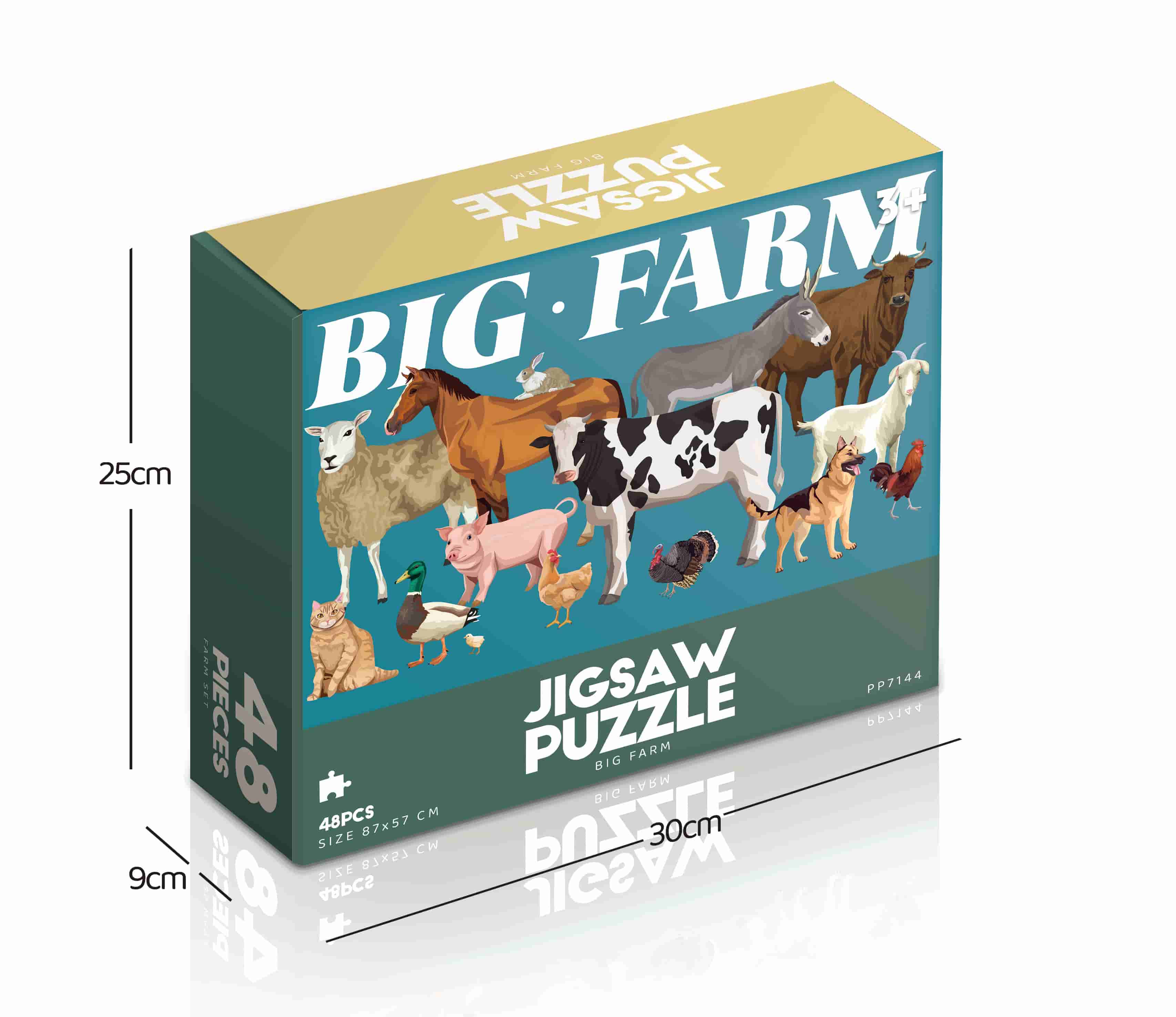 Big Farm Jigsaw Puzzle 48pcs
