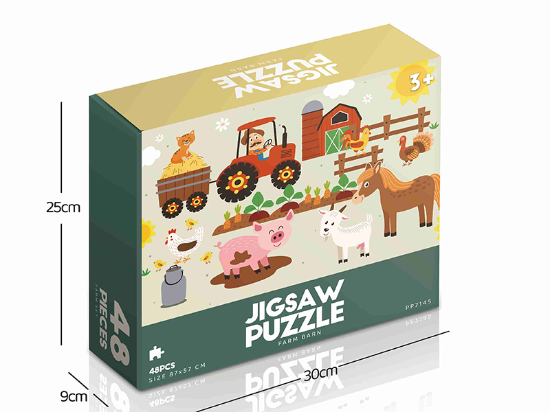 Farm Barn Jigsaw Puzzle 48pcs