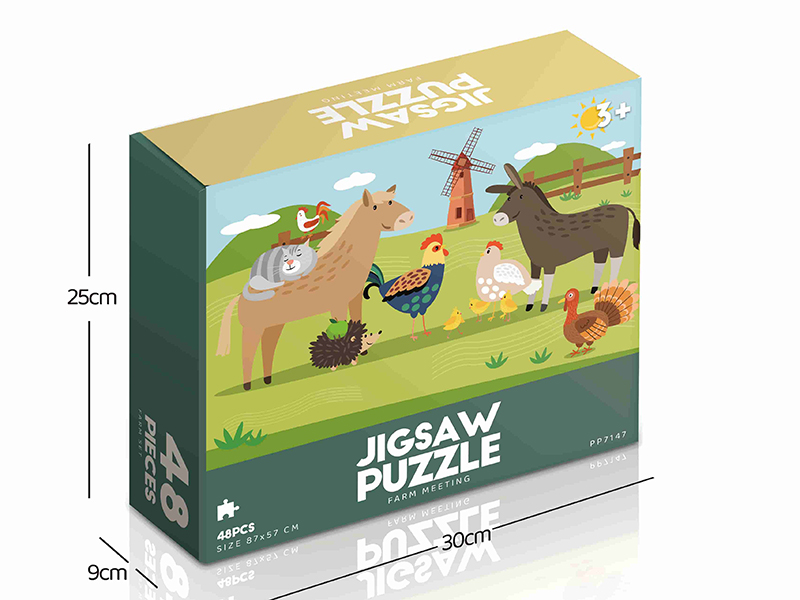 Farm Meeting Jigsaw Puzzle 48pcs