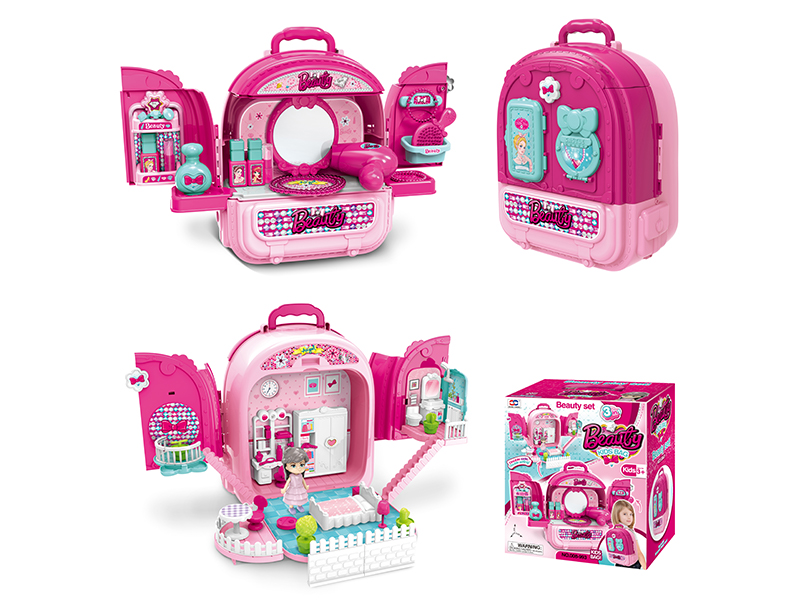 3 In 1 Makeup Backpack