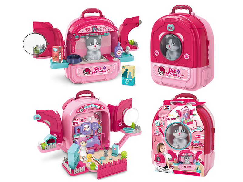 3 In 1 Pet Backpack - Cat