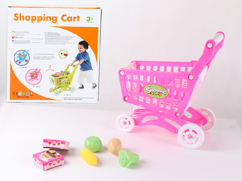 Shopping Cart Set(Rose Red)