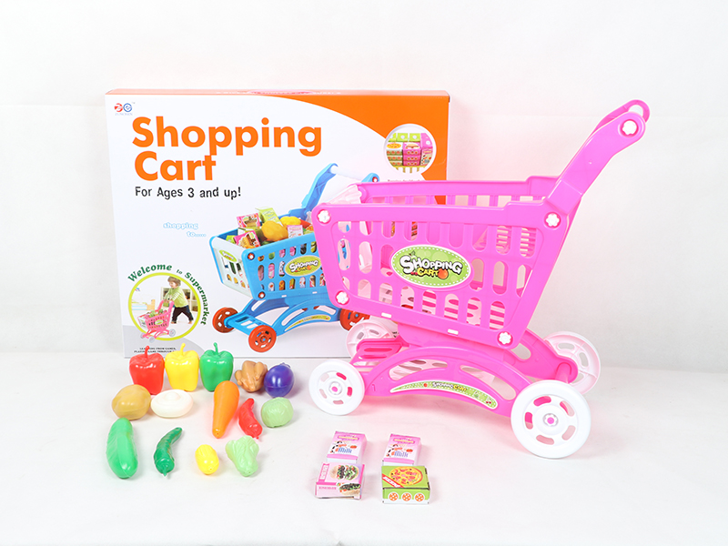 Shopping Cart Set(Rose Red)