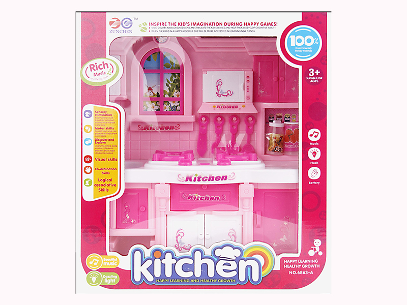 Kitchen Cabinet(Light & Music)