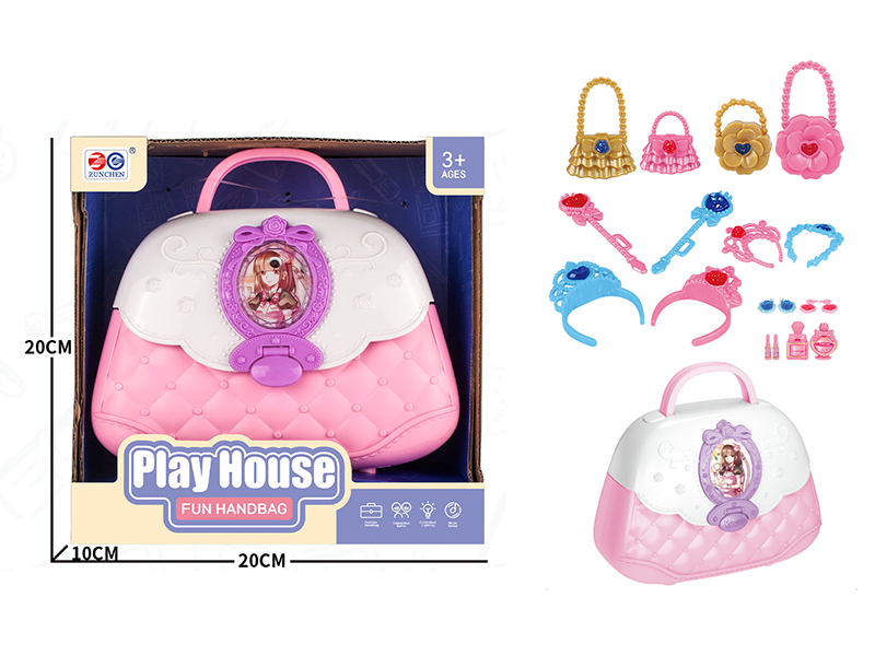 Play House Toy  Handbag + Accessories (Light & Music)